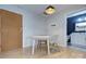 Dining area view featuring hardwood floors, natural lighting and modern style at 715 N Church St, Charlotte, NC 28202
