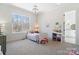 Charming bedroom with large windows, a chandelier, and space for imaginative play at 722 Clegg Farm Dr, York, SC 29745