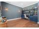 Stylish office with a built-in desk, ample storage, and natural light at 722 Clegg Farm Dr, York, SC 29745