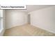 Neutral bedroom with carpet and two doors, perfect for customization at 7729 Woolsey Dr, Gastonia, NC 28056