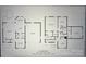 Detailed floor plan showing the layout of rooms and square footage at 8701 W Dixie Dr, Charlotte, NC 28278