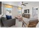 Bright living room featuring comfortable seating, modern decor, and plenty of natural light at Lot 003 Bozeman Ct # 3, Stanley, NC 28164
