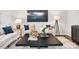 Well-appointed living room featuring stylish decor, comfortable seating, and ample lighting at Lot 003 Bozeman Ct # 3, Stanley, NC 28164