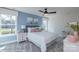This bedroom features a neutral palette, large windows and decorative elements at Lot 29 Bozeman Ct # 29, Stanley, NC 28164