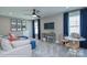 Relaxing bonus room with modern furniture, soft carpet, and a wall-mounted television for entertainment at Lot 29 Bozeman Ct # 29, Stanley, NC 28164