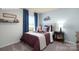 Cozy bedroom with themed decor, plush bedding, and a bright window at 1044 Horizon Ln, Chester, SC 29706