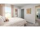 Bright bedroom with plush carpeting, a walk-in closet, and neutral decor at 1044 Horizon Ln, Chester, SC 29706