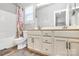 Bright bathroom with dual sink vanity at 1618 Bay Meadows Nw Ave, Concord, NC 28027