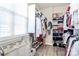 Walk-in closet featuring built-in shelving and ample storage space at 1618 Bay Meadows Nw Ave, Concord, NC 28027