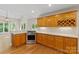 Kitchen featuring stainless steel appliances and wooden cabinetry at 2045 10Th Street Nw Ln, Hickory, NC 28601