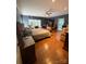Large main bedroom with hardwood floors, a ceiling fan, and plenty of natural light at 208 Stone Ridge Dr, Salisbury, NC 28146