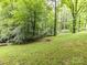 Expansive backyard featuring lush greenery and mature trees, providing a serene and private outdoor space at 218 Point Carpenter Rd, Fort Mill, SC 29707