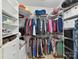 Spacious walk-in closet featuring custom shelving and ample storage, ideal for organization at 218 Point Carpenter Rd, Fort Mill, SC 29707