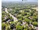 Aerial view highlights land parcels' location near South Park, emphasizing accessibility and neighborhood at 2861 Sharon Rd # 1, Charlotte, NC 28211