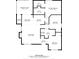 Detailed floor plan showcasing the layout with measurements for each room at 317 Cedarcroft Dr, Mooresville, NC 28115