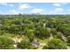 Scenic aerial view of a lush, green neighborhood with a charming house nestled among the trees at 3661 Annlin Ave, Charlotte, NC 28209