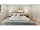 Calm bedroom with neutral tones and hardwood floors at 3661 Annlin Ave, Charlotte, NC 28209