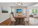 Charming dining room with hardwood floors, natural light, and an inviting atmosphere for gatherings at 467 Granite Lake Ct, Denver, NC 28037