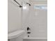 The bathroom shows a white toilet and white tub with modern black fixtures at 5529 Seths Dr, Charlotte, NC 28269