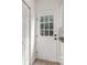 Well-lit door with glass inserts to the backyard at 5529 Seths Dr, Charlotte, NC 28269