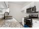 Modern kitchen featuring stainless steel appliances and granite countertops at 5529 Seths Dr, Charlotte, NC 28269