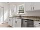 Modern kitchen with granite countertops, stainless steel appliances, and a stylish faucet at 5529 Seths Dr, Charlotte, NC 28269