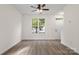 Inviting living room featuring hardwood floors and abundant natural light at 5529 Seths Dr, Charlotte, NC 28269