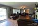 Bright living room featuring a fireplace, hardwood floors and neutral paint colors at 616 E Oakwood Ave, Albemarle, NC 28001
