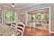 Dining area with beautiful natural light adjacent to the kitchen at 625 Saint Andrews Rd, Statesville, NC 28625