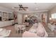 Spacious living room with a ceiling fan and lots of natural light at 625 Saint Andrews Rd, Statesville, NC 28625