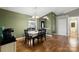 Cozy dining space with a view into the living room, creating an inviting atmosphere at 112 Chasse Ct, Cleveland, NC 27013