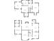 Two-story floor plan showcasing layout with kitchen, living spaces, bedrooms, bathrooms, and utility areas at 1212 Beechdale Dr, Charlotte, NC 28212