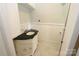 Charming half-bath featuring marble accents and an ornate vanity at 206 Rose Ter, Wadesboro, NC 28170