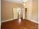 Bedroom with built-in storage and hardwood floors at 206 Rose Ter, Wadesboro, NC 28170
