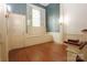 Elegant foyer featuring hardwood floors, a window seat, and decorative walls at 206 Rose Ter, Wadesboro, NC 28170