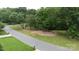 Aerial view of a spacious lot with mature trees and lush green surroundings at 211 Southfork Dr, Belmont, NC 28012