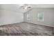 Large primary bedroom with vaulted ceilings, big windows and hard surface flooring at 215 Lake George Dr, Shelby, NC 28152