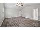 Bright bedroom with hard surface flooring, vaulted ceiling and attached bathroom at 215 Lake George Dr, Shelby, NC 28152