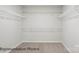 Walk-in closet with carpet and wire shelving at 215 Lake George Dr, Shelby, NC 28152