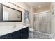 Bathroom featuring a vanity, shower, and modern fixtures at 2333 Wednesbury Ct, Kannapolis, NC 28083