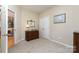 Inviting bedroom featuring a dresser with mirror, double closet, and a neutral color scheme for a warm atmosphere at 2333 Wednesbury Ct, Kannapolis, NC 28083