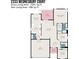 Detailed floor plan showcasing the layout of the home, including room dimensions and features at 2333 Wednesbury Ct, Kannapolis, NC 28083