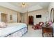 Spacious bedroom with ceiling fan, furniture and ample natural light at 2333 Wednesbury Ct, Kannapolis, NC 28083