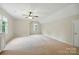 Spacious bedroom with lots of natural light and a ceiling fan at 2725 Cotton Planter Ln, Charlotte, NC 28270