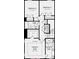Floorplan showing the owner's suite, two additional bedrooms, and bathroom on the third floor at 3118 Stelfox St, Charlotte, NC 28262