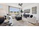 Cozy living room features neutral colors, large windows, and a stylish seating arrangement at 3118 Stelfox St, Charlotte, NC 28262