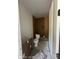 Bathroom features a sleek design with modern fixtures and a stylish toilet at 312 Wesley Heights Way # A, Charlotte, NC 28208