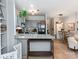 Open-concept kitchen with an island and view of the dining area and living space at 3308 Selwyn Farms Ln # 2, Charlotte, NC 28209
