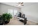 Home office space featuring a desk, chair, and greenery at 3833 Isenhour Rd, Kannapolis, NC 28081