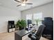 Bright home office featuring a large desk and large windows at 3833 Isenhour Rd, Kannapolis, NC 28081